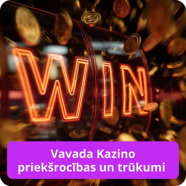 Vavada Kazino priekšrocības un trūkumi
